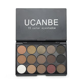 UCANBE Brand 5 Different New fashion 15 Earth Colors Matte Pigment Eyeshadow Palette Cosmetic Makeup set Eye Shadow for women