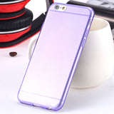 6/6s Super Flexible Clear TPU Case For Iphone 6 6s Slim Crystal Back Protect Skin Rubber Phone Cover Fundas Silicone Gel Case