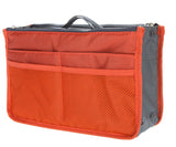 Lady's Multi Functional Organizer Travel Bag Handbag Purse Insert with Pockets Storage Makeup Cosmetic Bag Cases Box
