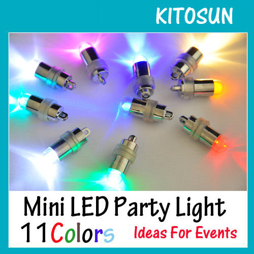 Waterproof LED Mini Party Lights for Lanterns,Balloons, Floral Mini Led Lights For Wedding Centerpiece KIT Eiffel Glass Vases-10pcs