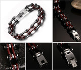 Men Biker Chain Bracelet Stainless Steel High Quality Bracelets Bangles Men Jewelry for Christmas Party