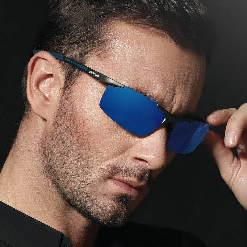Hot sale Aluminum Magnesium Sunglasses Polarized Sports Men Coating Mirror Driving Sun Glasses oculos Male Eyewear Accessories