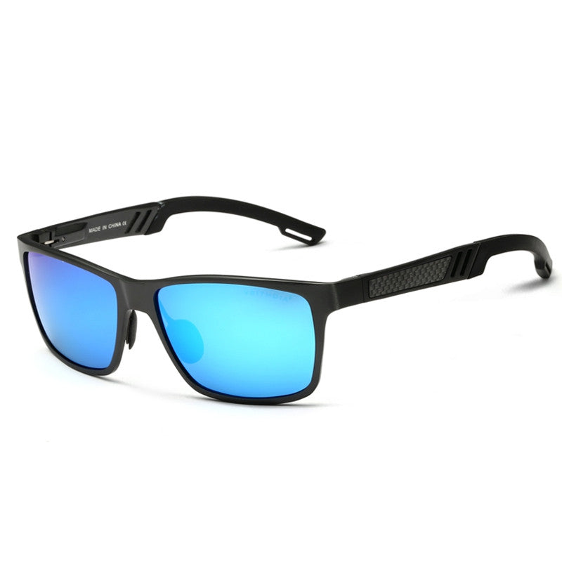 Aluminum Polarized Mens Sunglasses Mirror Sun Glasses Driving Outdoor Glasses Square Goggle Eyewear Accessories For Men