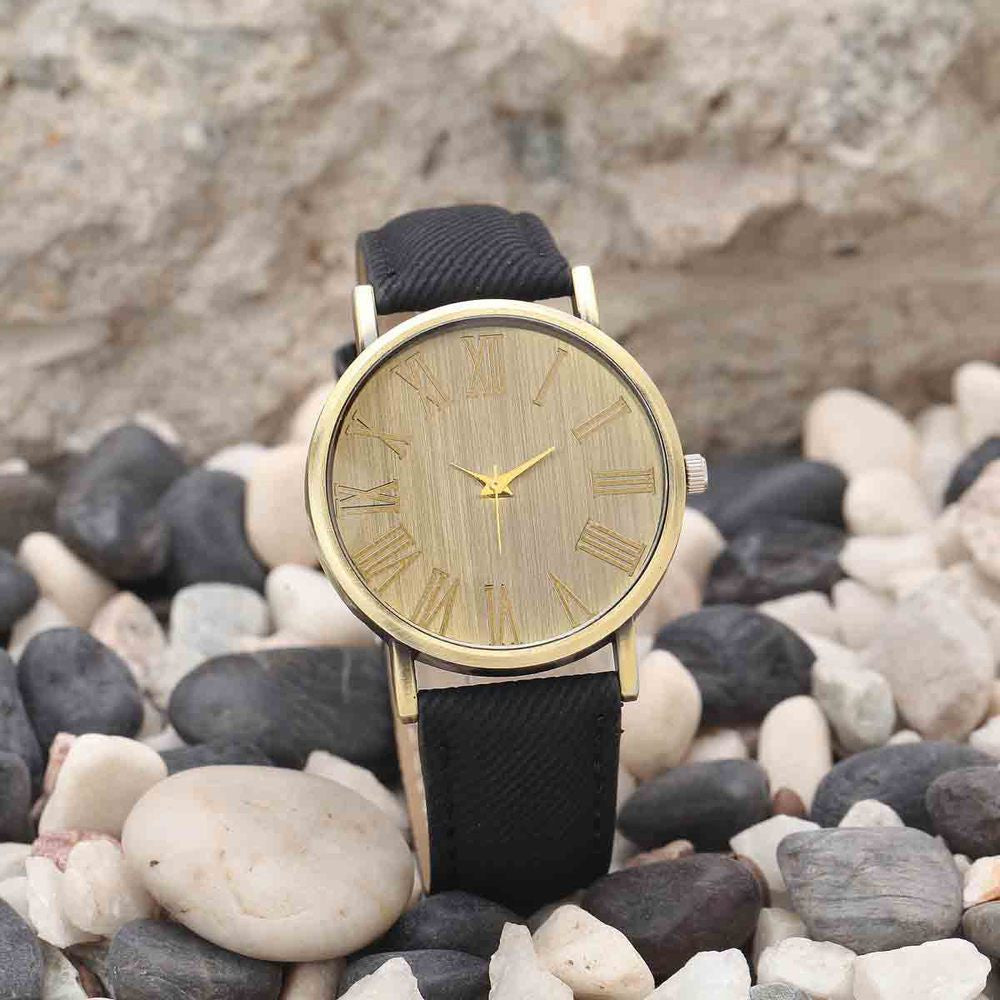 Hot Antique Watches Relojes Quartz Men Watches Casual Bronze Color Leather Strap Watch Male Wristwatch