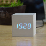 Antique office clock vintage Digital clock LED Retro table personalized brief art clock silent watch gift small electronic clock