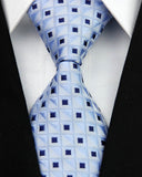 Man Fashion Accessories Striped Jacquard Woven Classic Business Silk Tie Casual Necktie