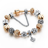 Heart Charm Bracelets & Bangles 925 Silver Bracelets For Women DIY Beads Jewellery Original Pulsera