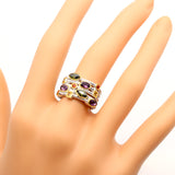 Beautiful Design Austrian Crystal Silver Ring Classic Fashion Jewelry Party Gift For Woman Top Quality