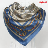 New Arrival Brand Design Satin Big Square Scarf Printed,Women Silk Scarf,China Style Handkerchief