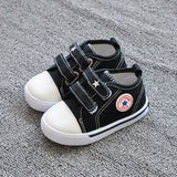 Fashion children shoes kids sneakers baby boys and girls canvas shoes velcro candy spring autumn