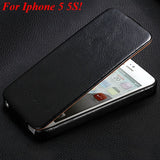 5S Flip Case Original Luxury PU Leather Cover for iphone 5 5S 5g Vintage Full Phone Shell With Buckle FASHION Mobile Phone Case