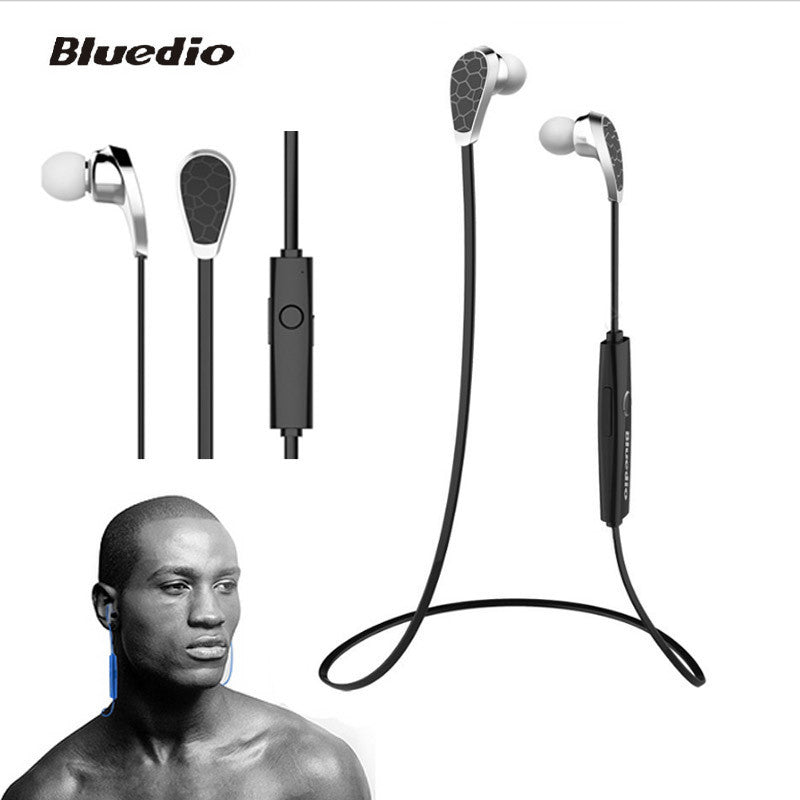 Bluedio N2 Bluetooth Headset HIFI Sport Stereo Earphones with Mic Headphone Multi-point Handsfree for iPhone Samsung LG