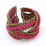 Bohemian Boho Cuff Bracelet for Women Men Jewelry Fashion Resin Beads Charm Bracelets & Bangles Gift pulsera pulseira Mujer