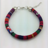Bohemian Handmade Multicolor Knitted Ribbon Bracelets Bangles Ethnic Wrap pulseira feminina pulseras Bijoux Women Jewelry