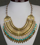 Vintage Bohemian Jewelry Gypsy Ethnic Choker Collar Vintage Maxi Statement Necklaces & Pendants Collier Necklace Women