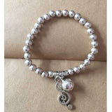 Bohemian Vintage Tibetan Silver Plated Beads Bracelet Owl Elephant Charm Bracelets Jewelry