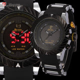 Brand New Shark Sport Watch Men Relogio Silicone Strap Fashion Casual LED Digital Male Black Military Quartz Wristwatch