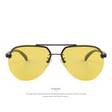 Brand Men 100% Polarized Aluminum Alloy Frame Sunglasses Fashion Men's Driving Sunglasses High quality 