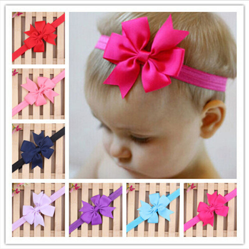 Brand New Baby Bow Headband Hair Bowknot Headbands Girls Bow Headband Toddler Headwear Infant Hair Accessories
