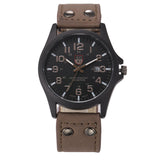 Brand Sport Military Watches Fashion Casual Quartz Watch Leather Analog Men New SOKI Luxury Wristwatch Relogio Masculino