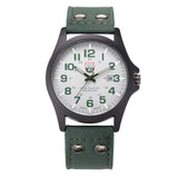 Brand Sport Military Watches Fashion Casual Quartz Watch Leather Analog Men New SOKI Luxury Wristwatch Relogio Masculino