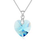 Brand new original SWAROVSKI elements crystal heart pendant necklace with thin chain necklace for women Mother's Day gift
