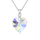 Brand new original SWAROVSKI elements crystal heart pendant necklace with thin chain necklace for women Mother's Day gift