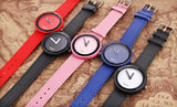 Women's Watch Minimalism Round Dial Candy Color Fashion watch