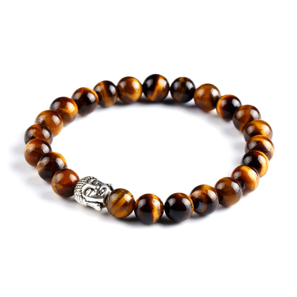 Buddha beads Bracelets Bangles Natural Stone Charm Bracelets For Women and Men Jewelry