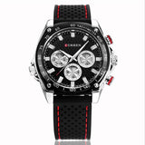 Brand Luxury Men Sports Watches Silicone Men Quartz Military Army Wristwatches