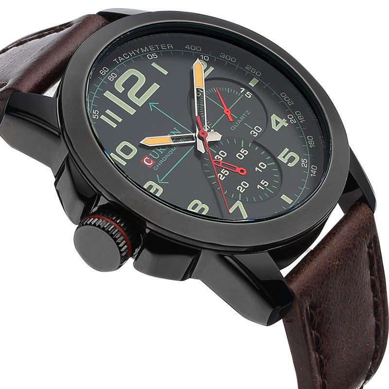 New CURREN Brand Luxury Men Watches Men's Casual Quartz Watch Leather Strap Waterproof Men Military Sport Wristwatches