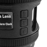 Camera Lens Music Calendar Alarm Clock with Projector Lamp Star Twilight Projection