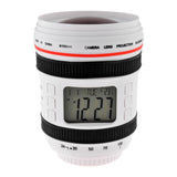 New Arrival Camera Lens Music Calendar Alarm Clock with Projector Lamp Star Twilight Projection