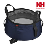 Camping hiking folding water basin foldable water carrier bucket ultra light weight easy portable 8.5 L capacity