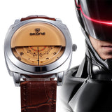 Casual SKONE Genuine Men & Women Brand Wristwatches Special design Military Leather Sports Watch Relogio Masculino