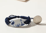 Ceramic Bracelets Blue And White Porcelain Bangles For Men New Fashion Vintage Jewelry Accessories 