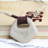 Ceramic Necklace, Clay Fish Pendant Fashion Vintage Accessories Jewelry Factory Wholesale Handmade Ethnic Style