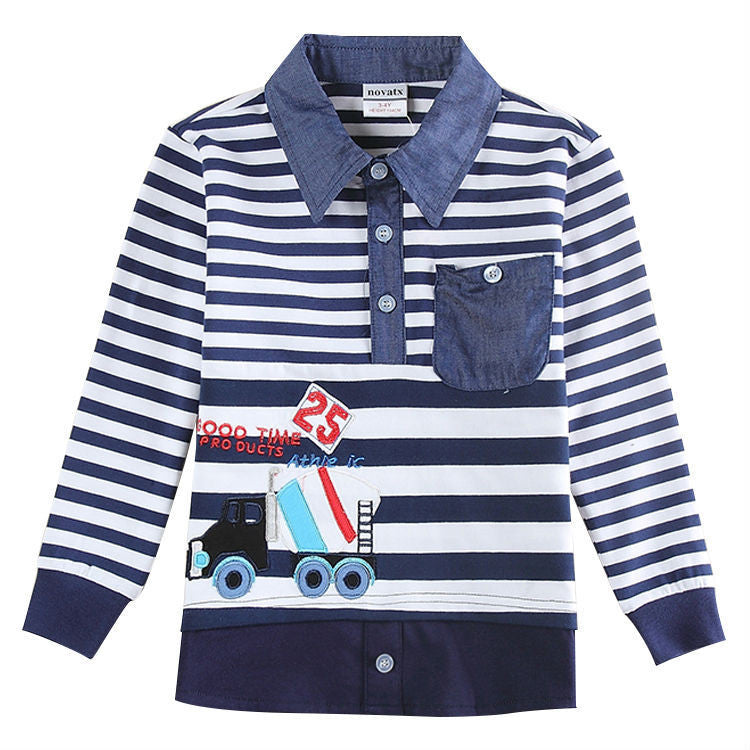 Children Boys Clothes Nova Brand Children Boy's T Shirt Embroidery Boys Casual Baby Clothing T shirt For Boy
