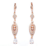 Vintage Eardrop Earrings for Women Zircons Crystal Long Earring Fashion jewelry Gifts 