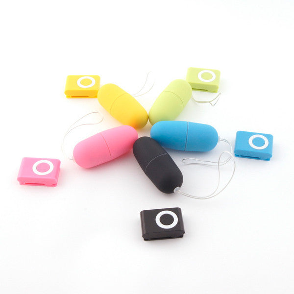 Colorful Portable Wireless Waterproof MP3 Vibrators , Remote Control Women Body Massager Vibrator Sex Toys, Audlt Products