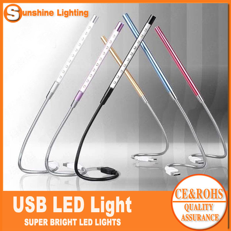 Computer USB Gadget USB LED Lamp Light Flexible for notebook/laptop