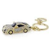 Cool Roadster Sports Car Crystal HandBag Pendant trendy Keyring Keychain For Car Purse Bag Buckle key holder Key Chains 