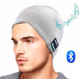 Soft Warm Beanie Hat Wireless Bluetooth Smart Cap Headset Headphone Speaker Mic