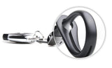 Creative PU Skin Key Chain Alloy Keychain Rubber Rope Strap Keyring Detachable Key Ring