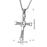 ndant Necklaces For Men Fashion 18K Plated Jewelry Inlay Rhinestones Costume Jewellery