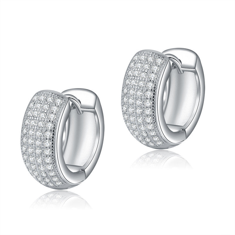 Newest Style Micro Paved AAA Zircon Earrings For Women's Birthday Gift Luxury Woman Earrings