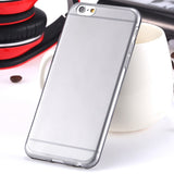Super Flexible Clear TPU Case For Iphone 6 4.7inch Slim Crystal Back Protect Skin Pure Rubber Phone Cover