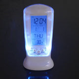 Digital LED Alarm Clock Calendar Thermometer Backlight Multi-function Music Clock
