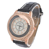 Drift Rhinestone Quartz Watch Women Multicolor Leather Band Bracelet Fashion Casual Dress Wristwatches Brand Gifts 