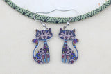 Drop Cat Earrings Dangle Long Acrylic Pattern Earring Fashion Jewelry For Women New Arrival Accessories